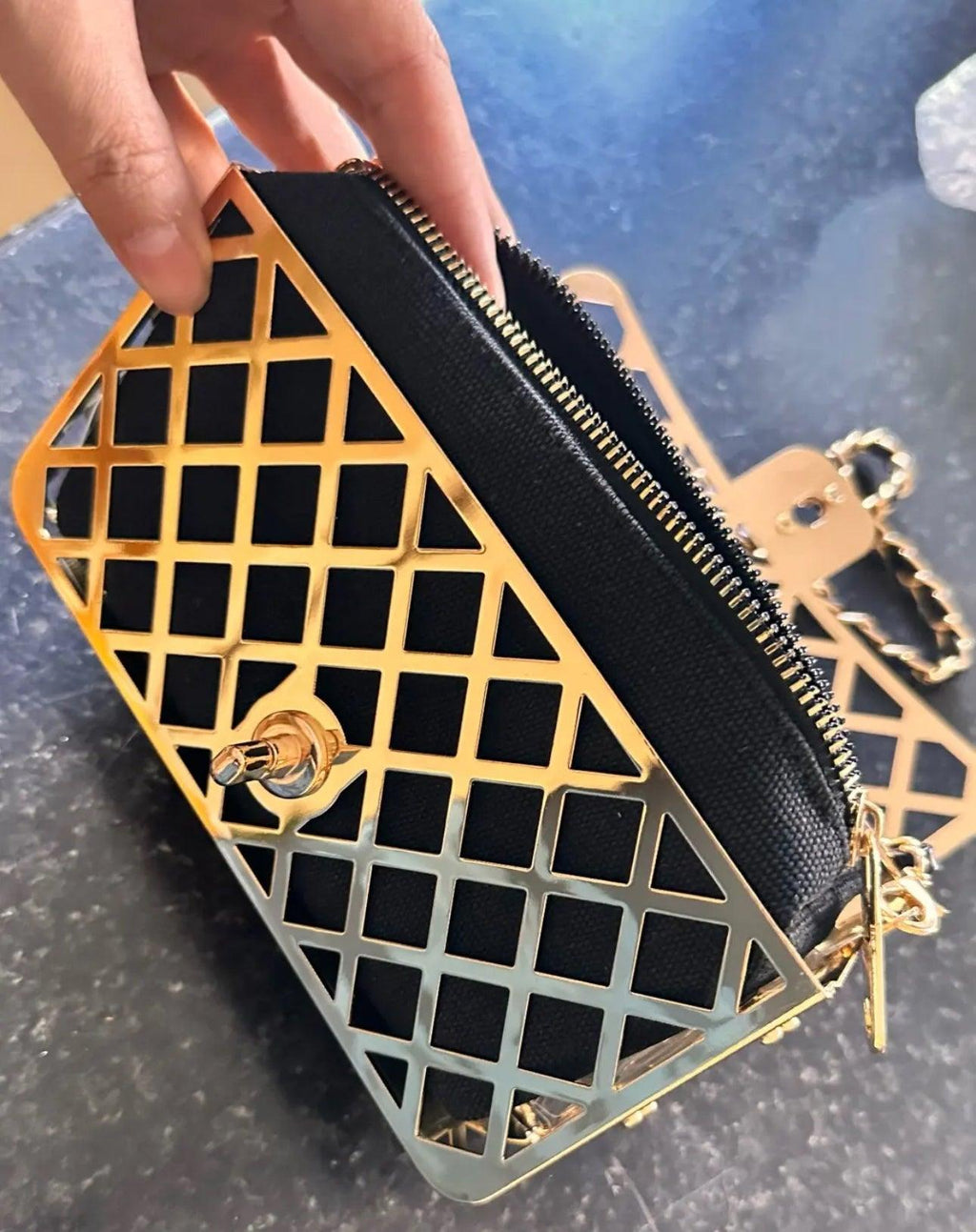 Change – Metallic-Tasche