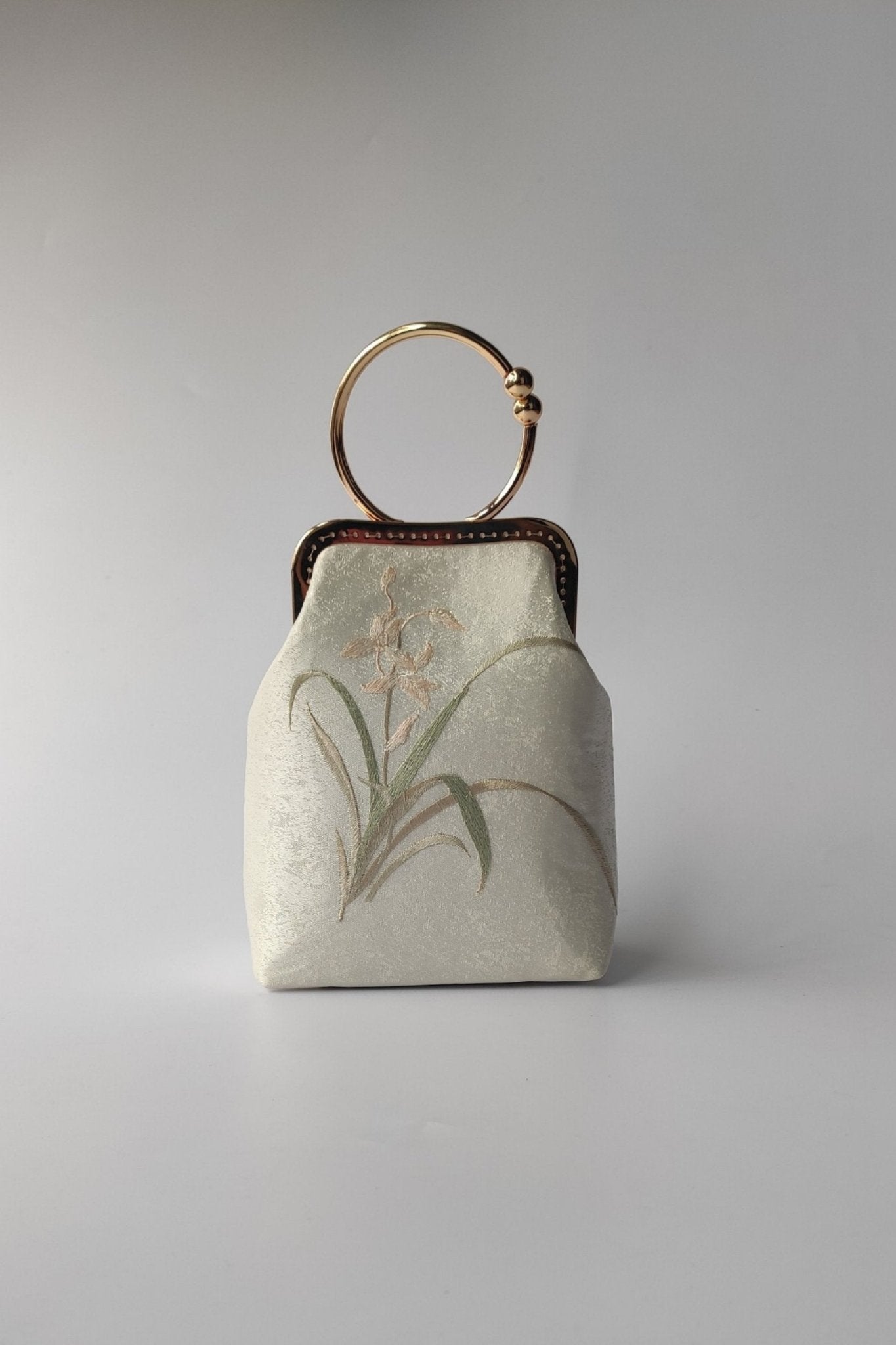 Bolsa Liz aus besticktem Satin