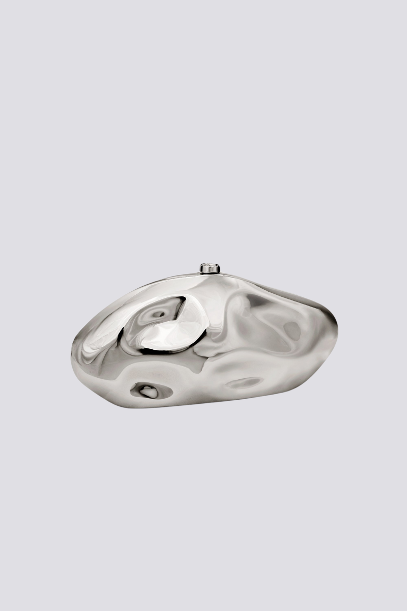 Clutch Tasche Alixe Dent Cloud Silber