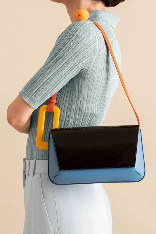 Bunte Patchwork-Tasche